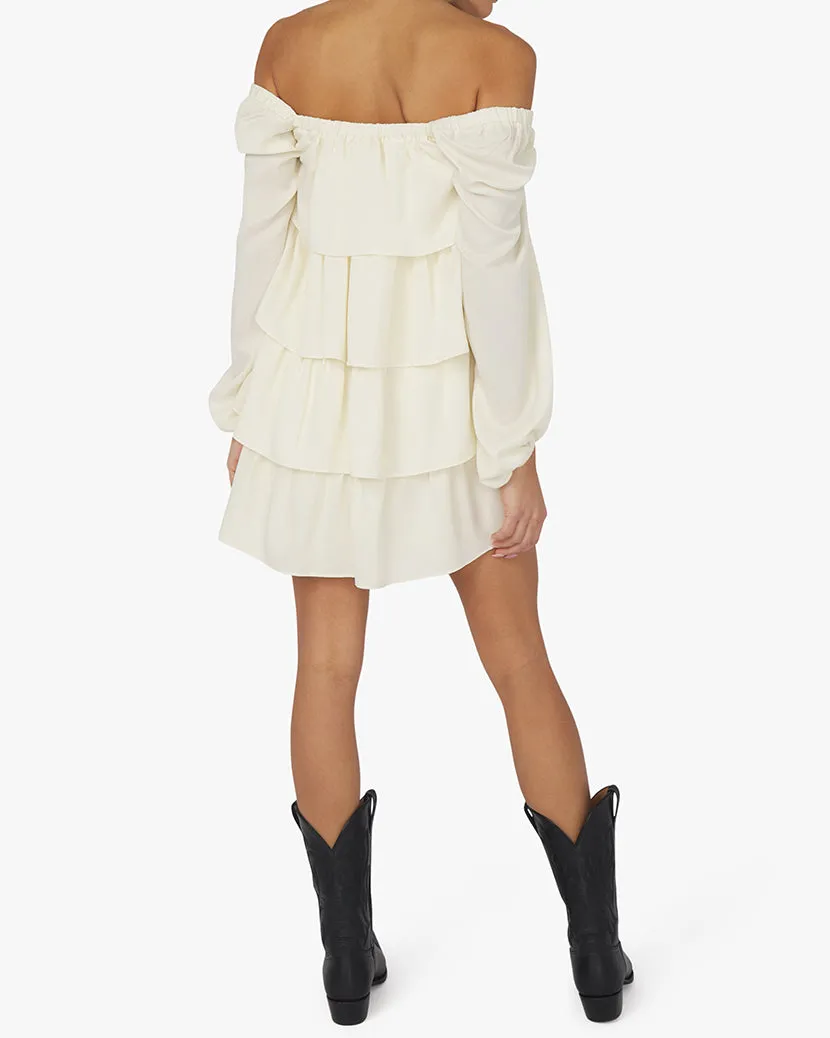 Tiered Crinkle Chiffon Mini Dress sold by WeWoreWhat product image thumbnail 4