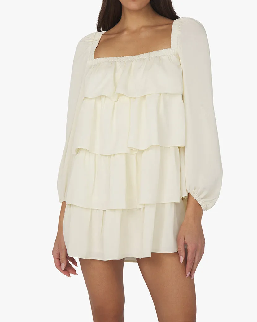 Tiered Crinkle Chiffon Mini Dress sold by WeWoreWhat product image thumbnail 5