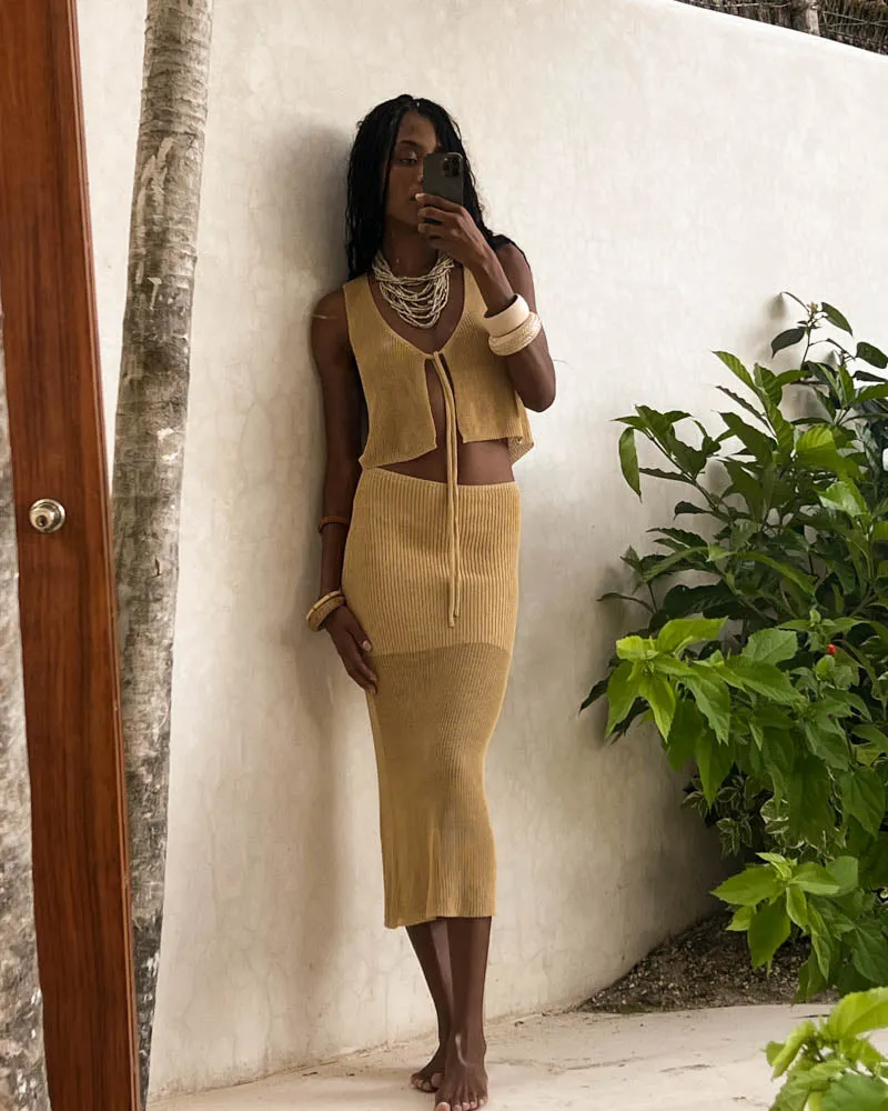 Knit Midi Skirt sold by WeWoreWhat product image thumbnail 3