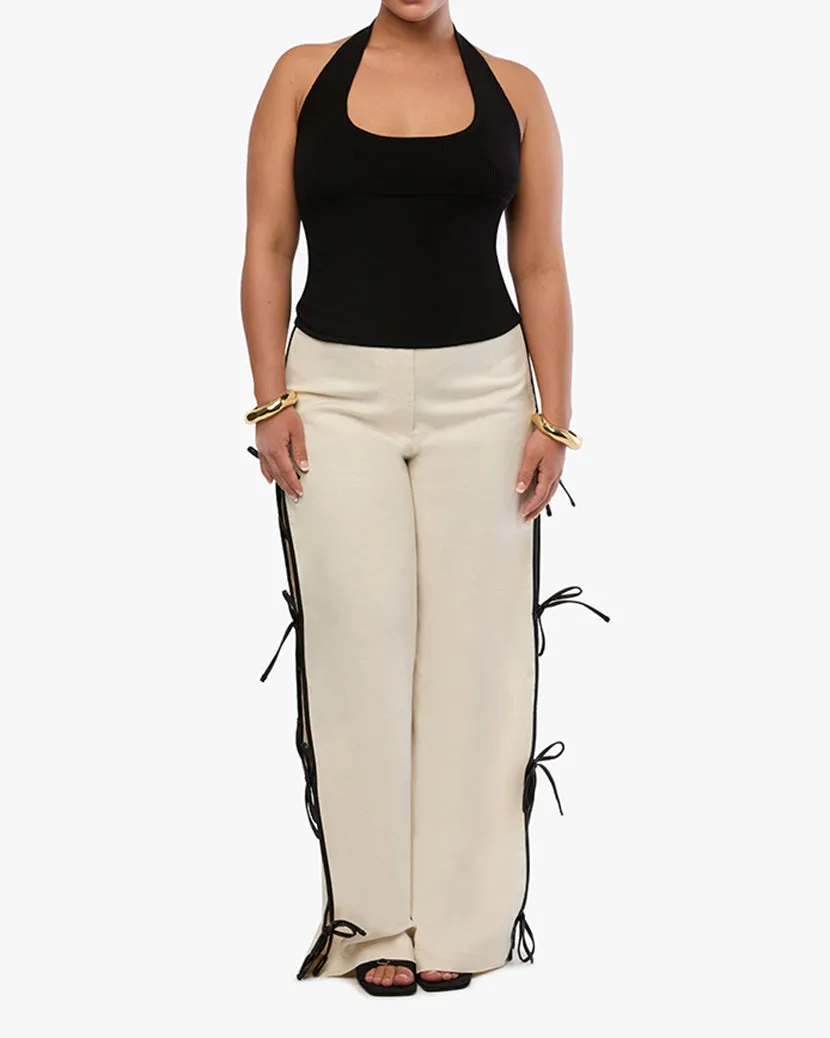 Scoop Neck Halter Tank sold by WeWoreWhat product image thumbnail 3