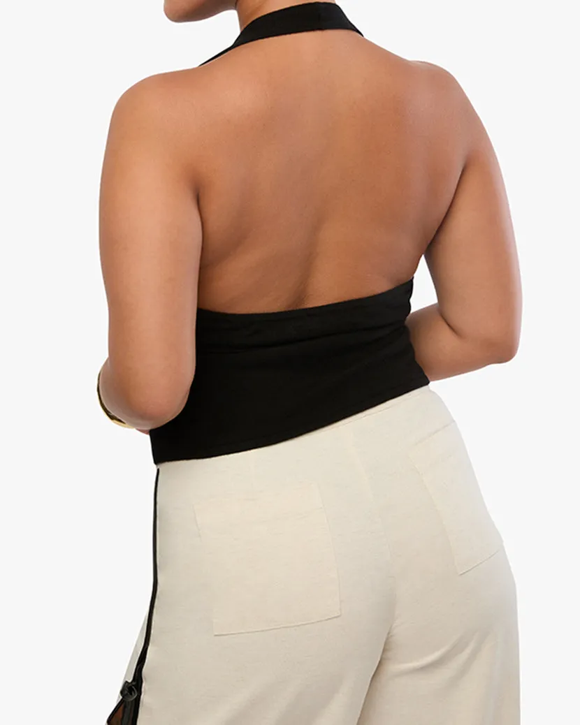 Scoop Neck Halter Tank sold by WeWoreWhat product image thumbnail 5