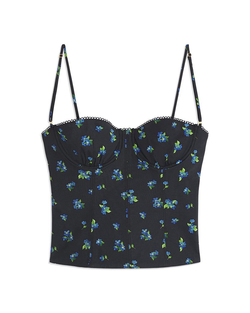 Underwire Watercolor Ditsy Corset sold by WeWoreWhat product image thumbnail 2