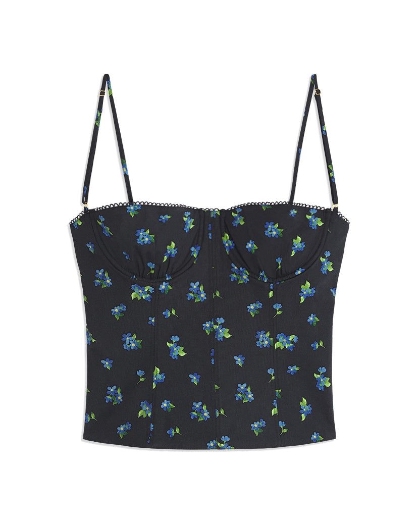 Underwire Watercolor Ditsy Corset sold by WeWoreWhat product image thumbnail 3