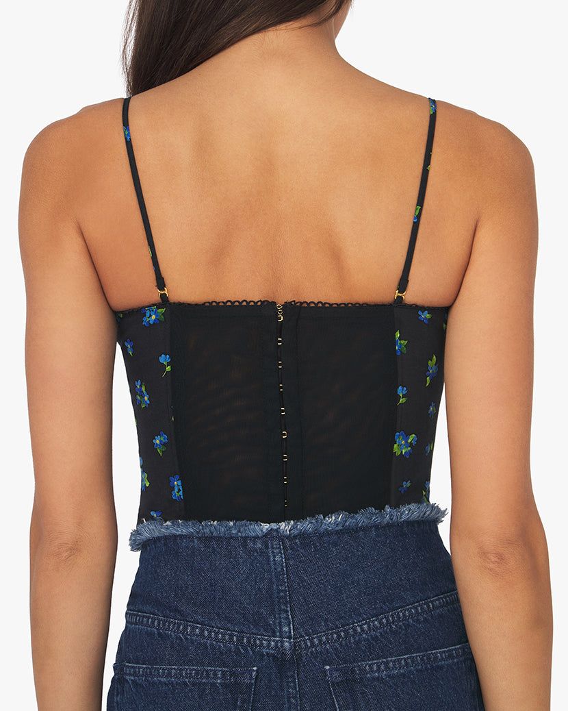 Underwire Watercolor Ditsy Corset sold by WeWoreWhat product image thumbnail 5