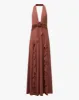 Halter Ruffle Maxi Dress sold by WeWoreWhat