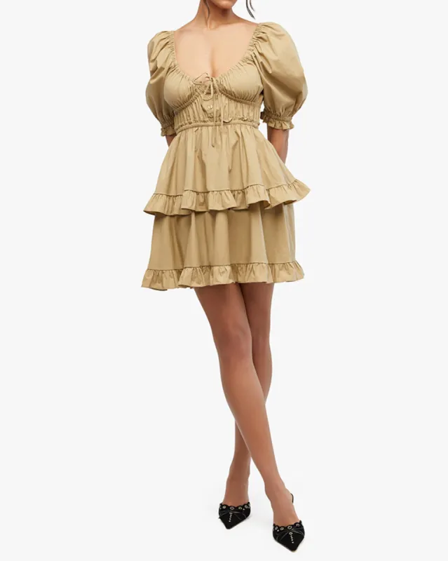 Puff Sleeve Mini Dress sold by WeWoreWhat
