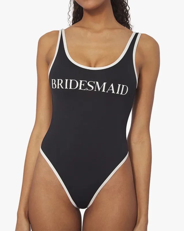 Piped Scoop Bridesmaid One Piece made by WeWoreWhat