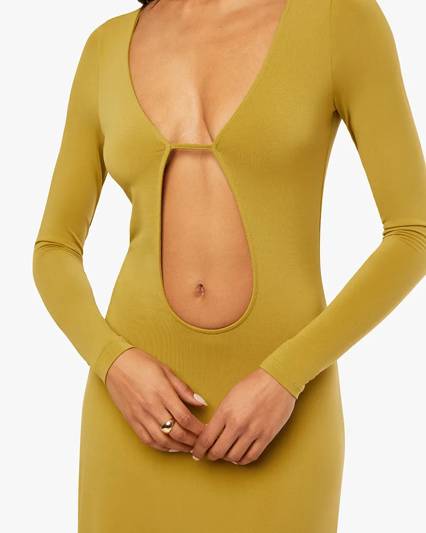 Long Sleeve Cutout Maxi Dress sold by WeWoreWhat product image thumbnail 4