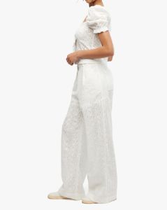 Eyelet Puff Sleeve Top sold by WeWoreWhat