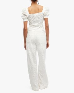 Eyelet Puff Sleeve Top sold by WeWoreWhat