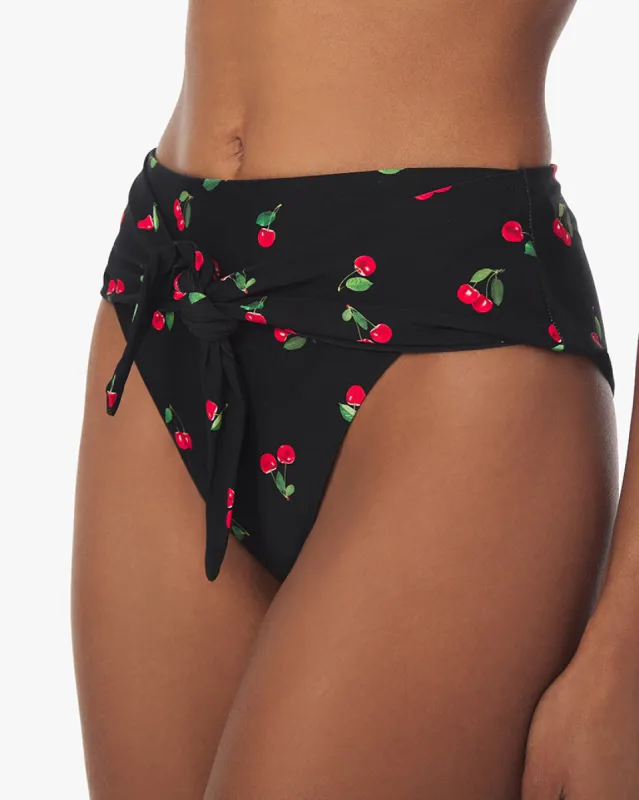 Riviera Cherries Bikini Bottom sold by WeWoreWhat