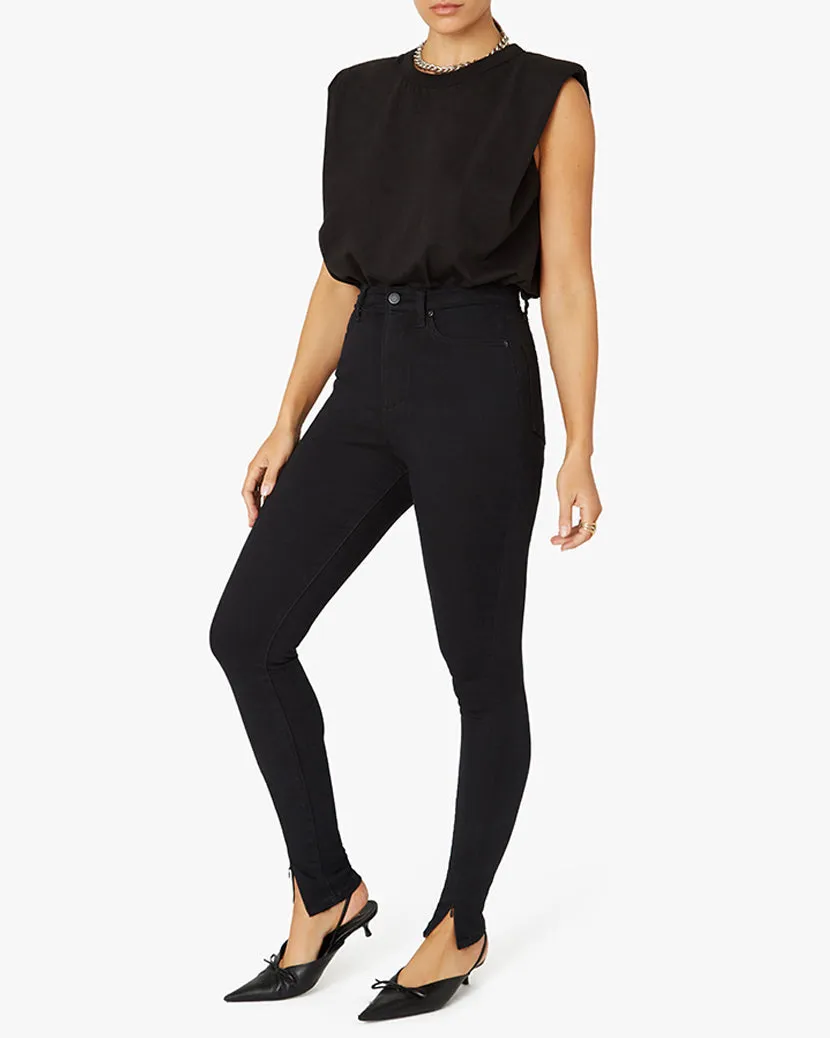High-Rise Skinny Zip Jean sold by WeWoreWhat