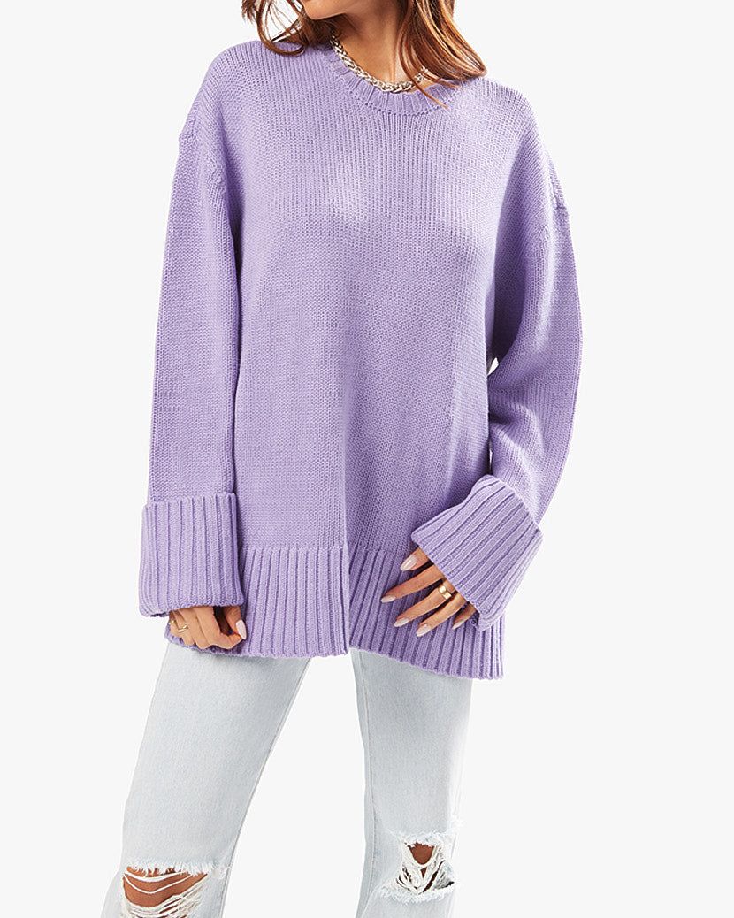 Oversized Crew Neck Sweater sold by WeWoreWhat