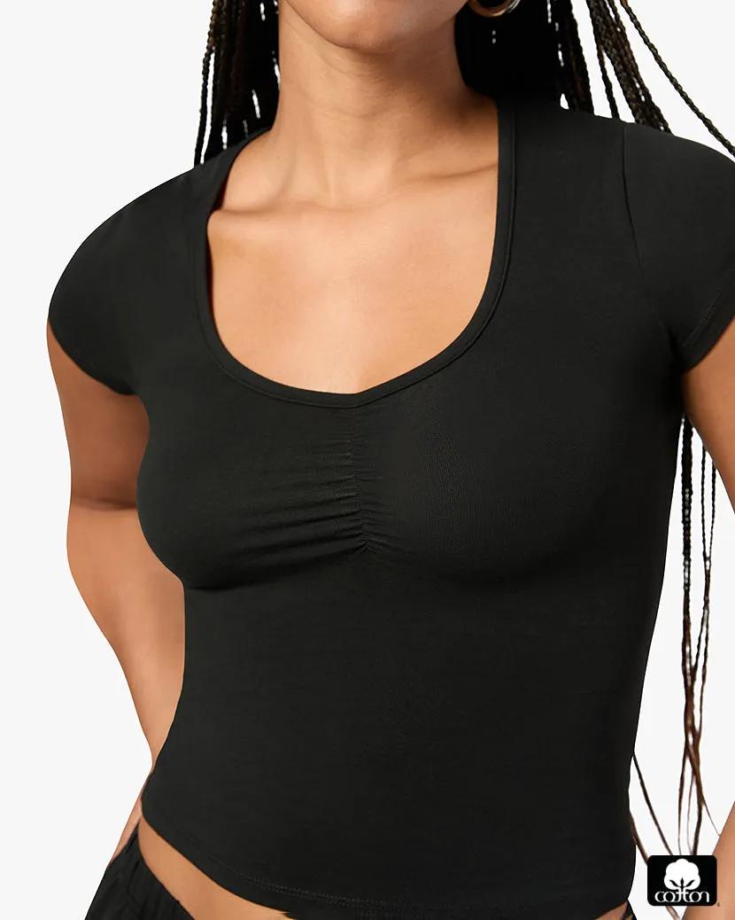 Ruched Tee sold by WeWoreWhat product image thumbnail 4