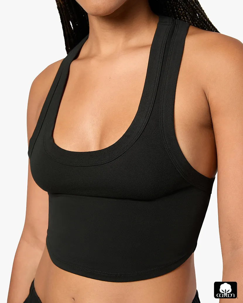 Cropped Scoop Tank sold by WeWoreWhat product image thumbnail 4
