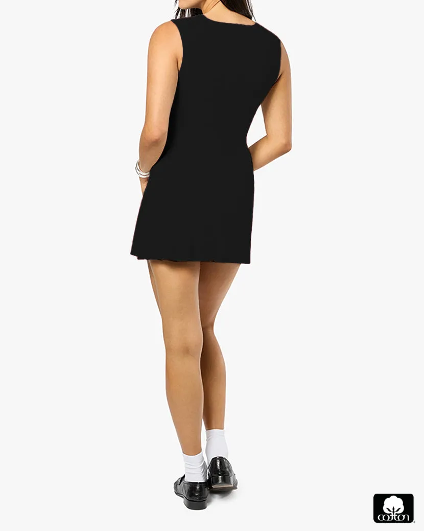 Ruched Muscle Tank Mini Dress sold by WeWoreWhat product image thumbnail 3