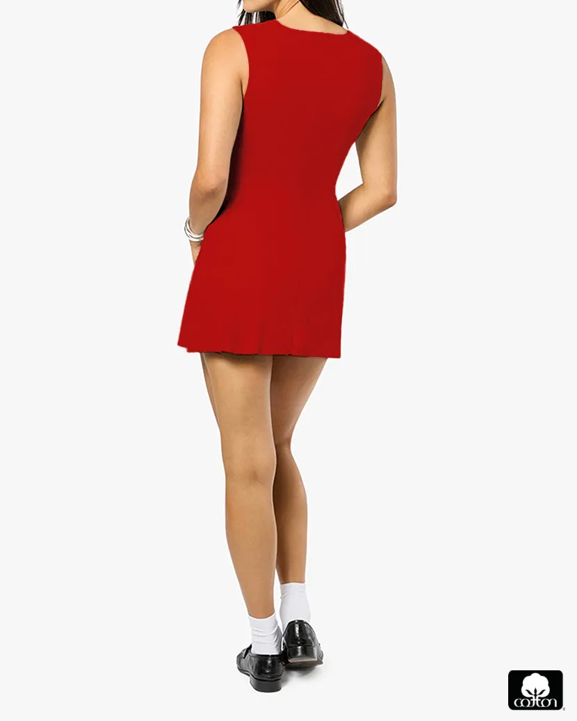 Ruched Muscle Tank Mini Dress sold by WeWoreWhat product image thumbnail 4