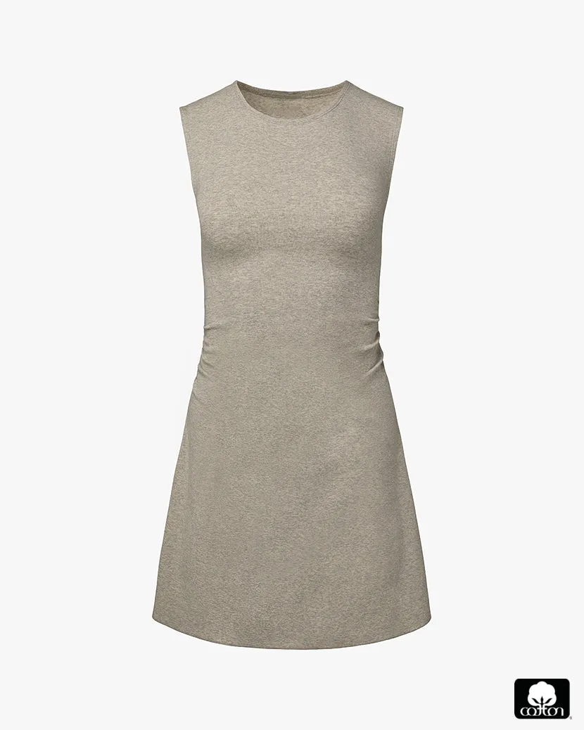 Ruched Muscle Tank Mini Dress sold by WeWoreWhat product image thumbnail 2