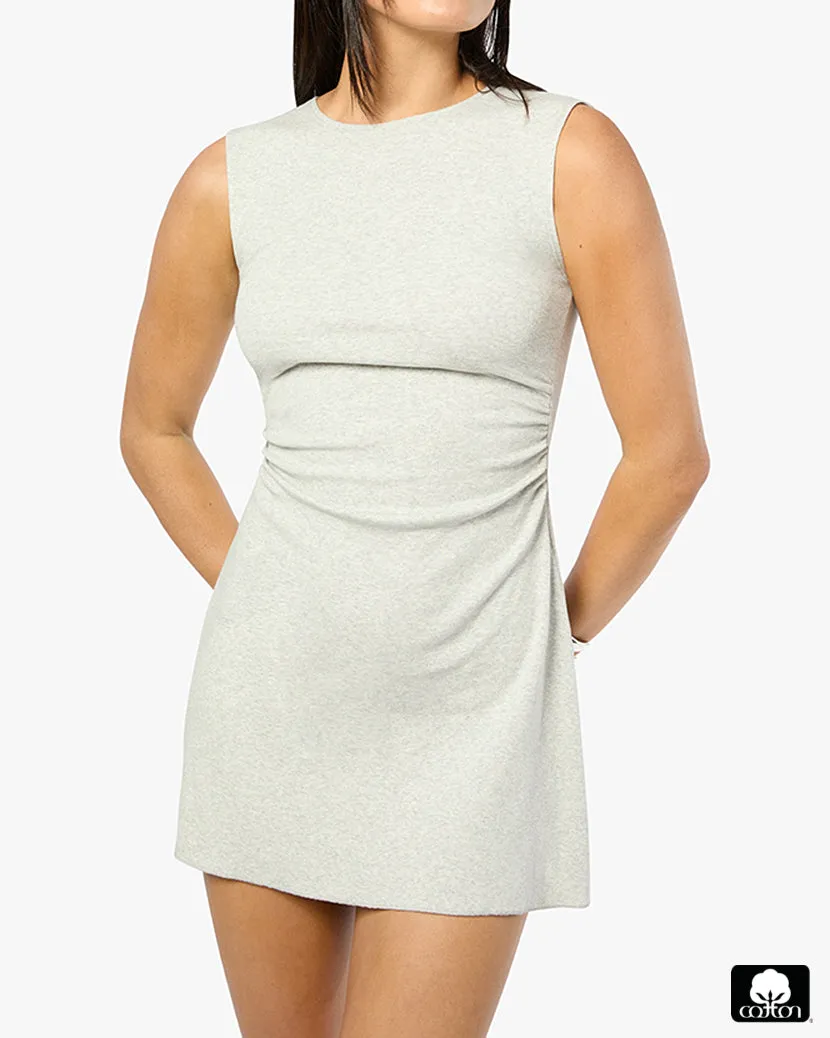 Ruched Muscle Tank Mini Dress sold by WeWoreWhat