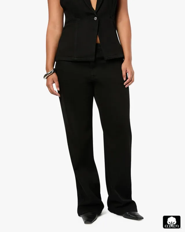 Mid Rise Slim Straight Pant sold by WeWoreWhat