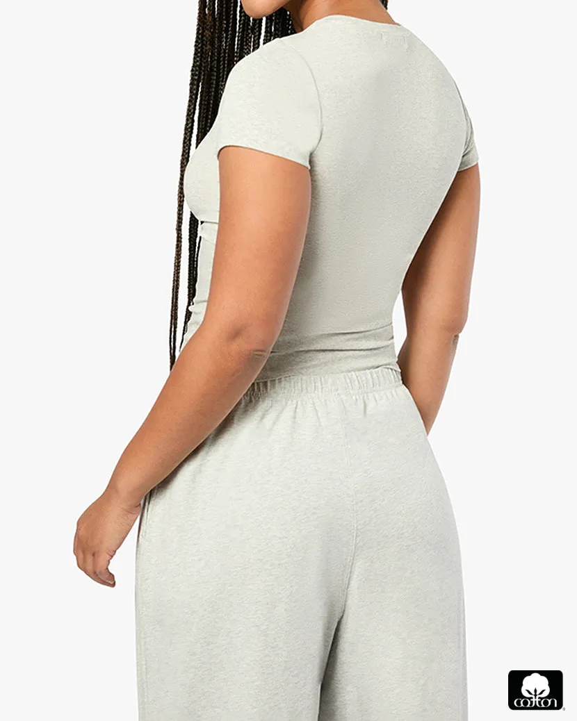 Fitted Crew Neck Top sold by WeWoreWhat product image thumbnail 5