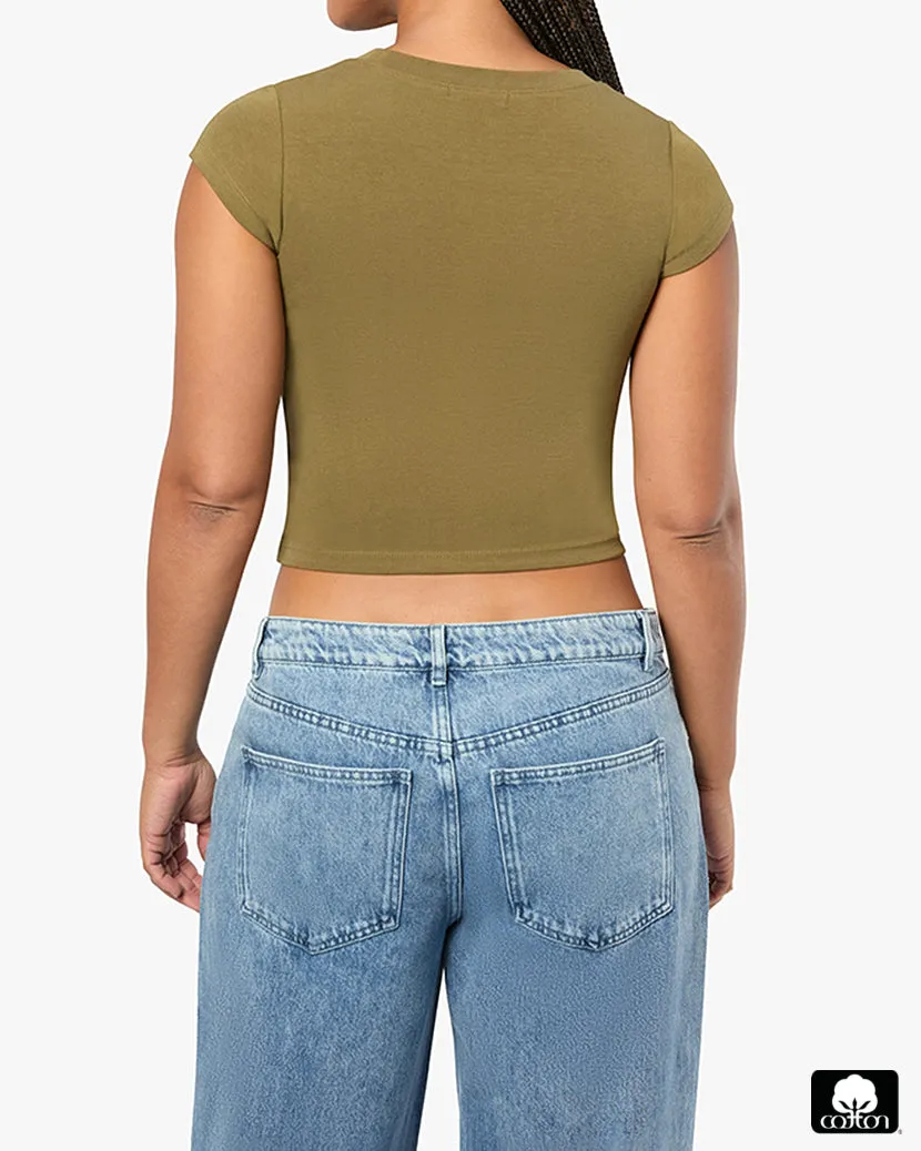 Scoop Neck Tee sold by WeWoreWhat product image thumbnail 5