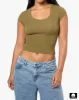 Scoop Neck Tee sold by WeWoreWhat