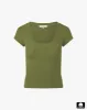 Scoop Neck Tee sold by WeWoreWhat