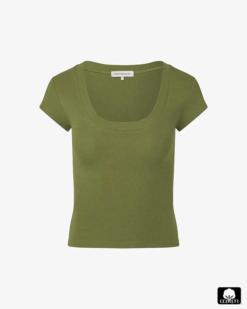 Scoop Neck Tee sold by WeWoreWhat product image thumbnail 2