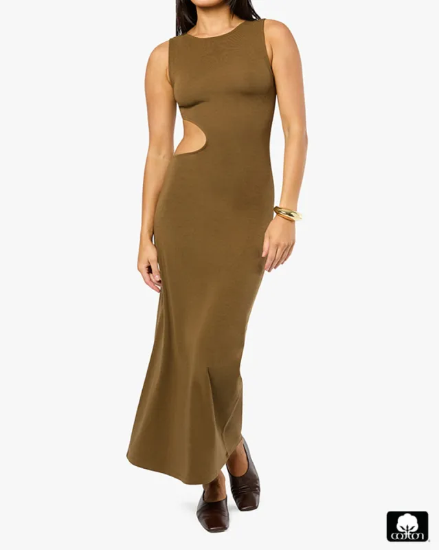 Cut Out Boat Neck Dress sold by WeWoreWhat