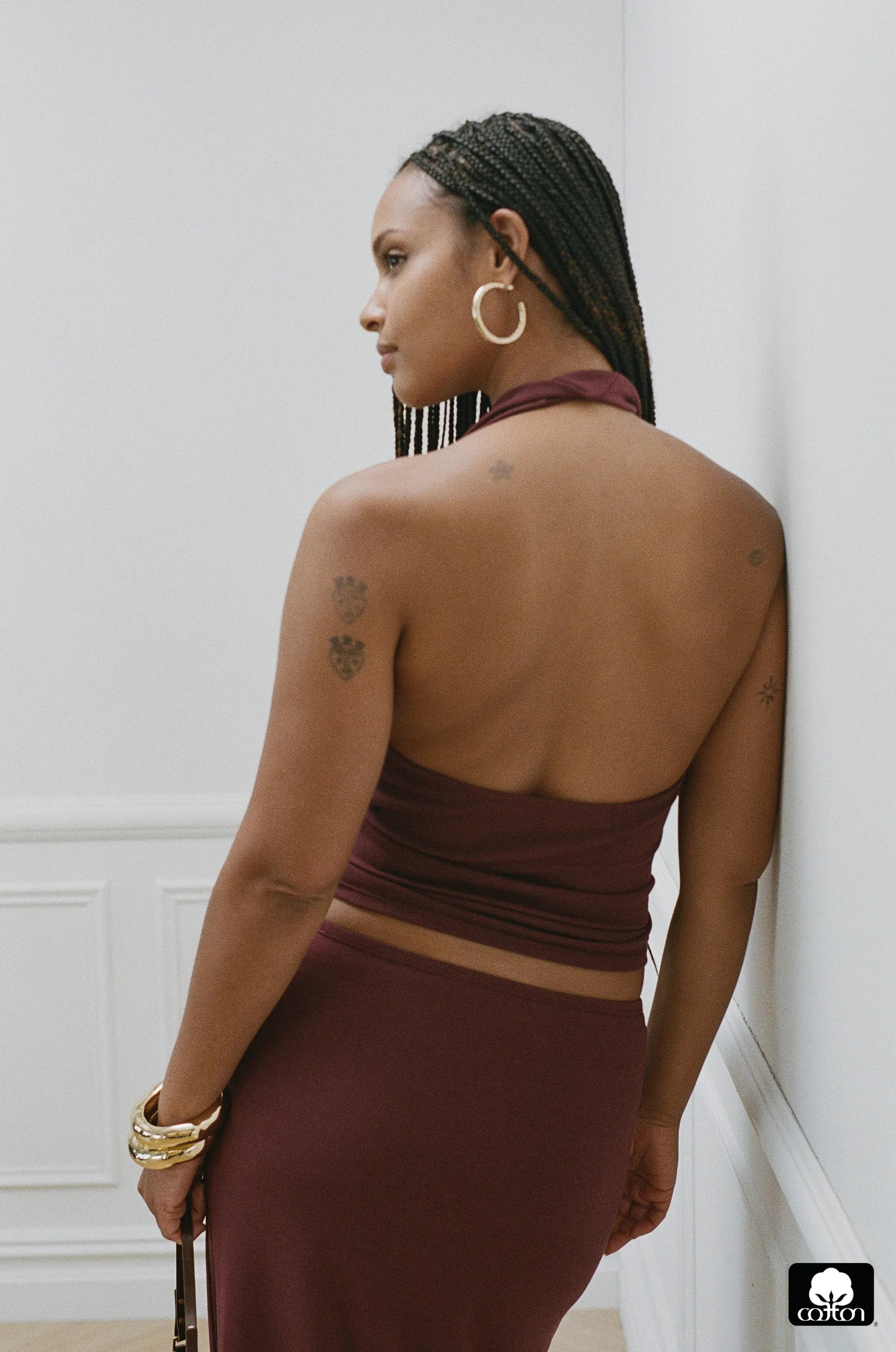 Halter Cowl Top sold by WeWoreWhat product image thumbnail 3