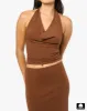 Halter Cowl Top sold by WeWoreWhat