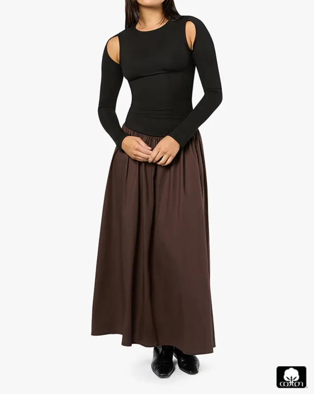 Drop Waist Maxi Dress sold by WeWoreWhat