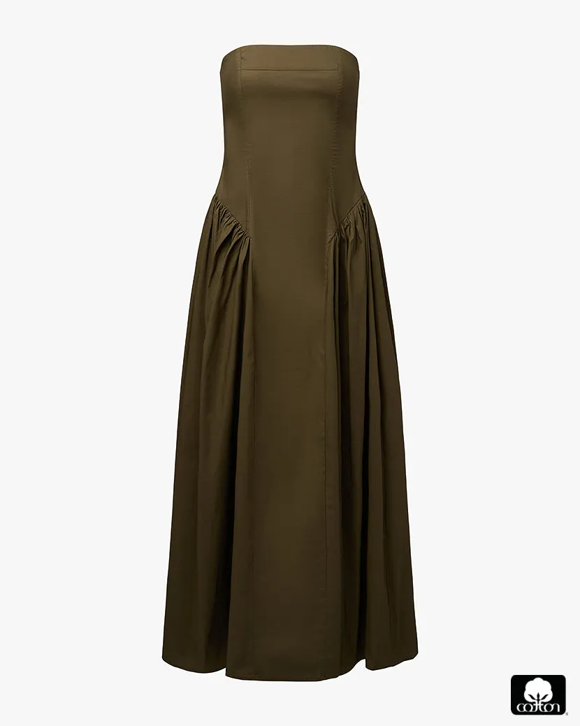 Strapless Corset Ruched Dress sold by WeWoreWhat product image thumbnail 2