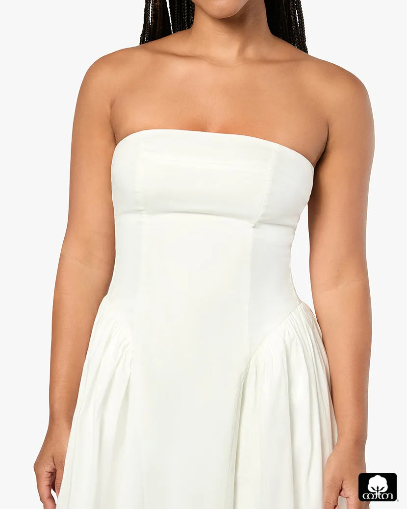 Strapless Corset Ruched Dress sold by WeWoreWhat product image thumbnail 3