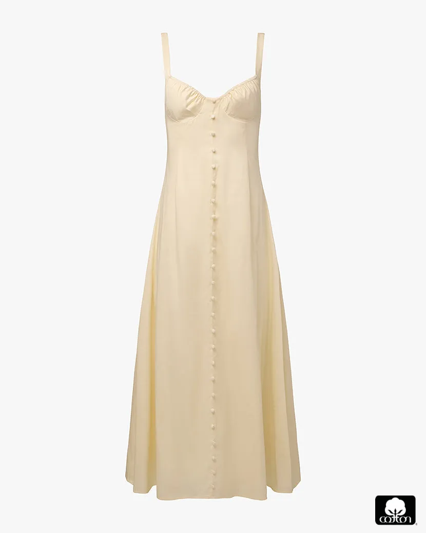 Ruched Cup Button Midi Dress sold by WeWoreWhat product image thumbnail 2