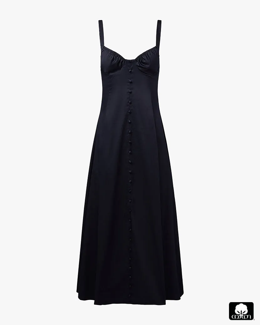 Ruched Cup Button Midi Dress sold by WeWoreWhat product image thumbnail 2