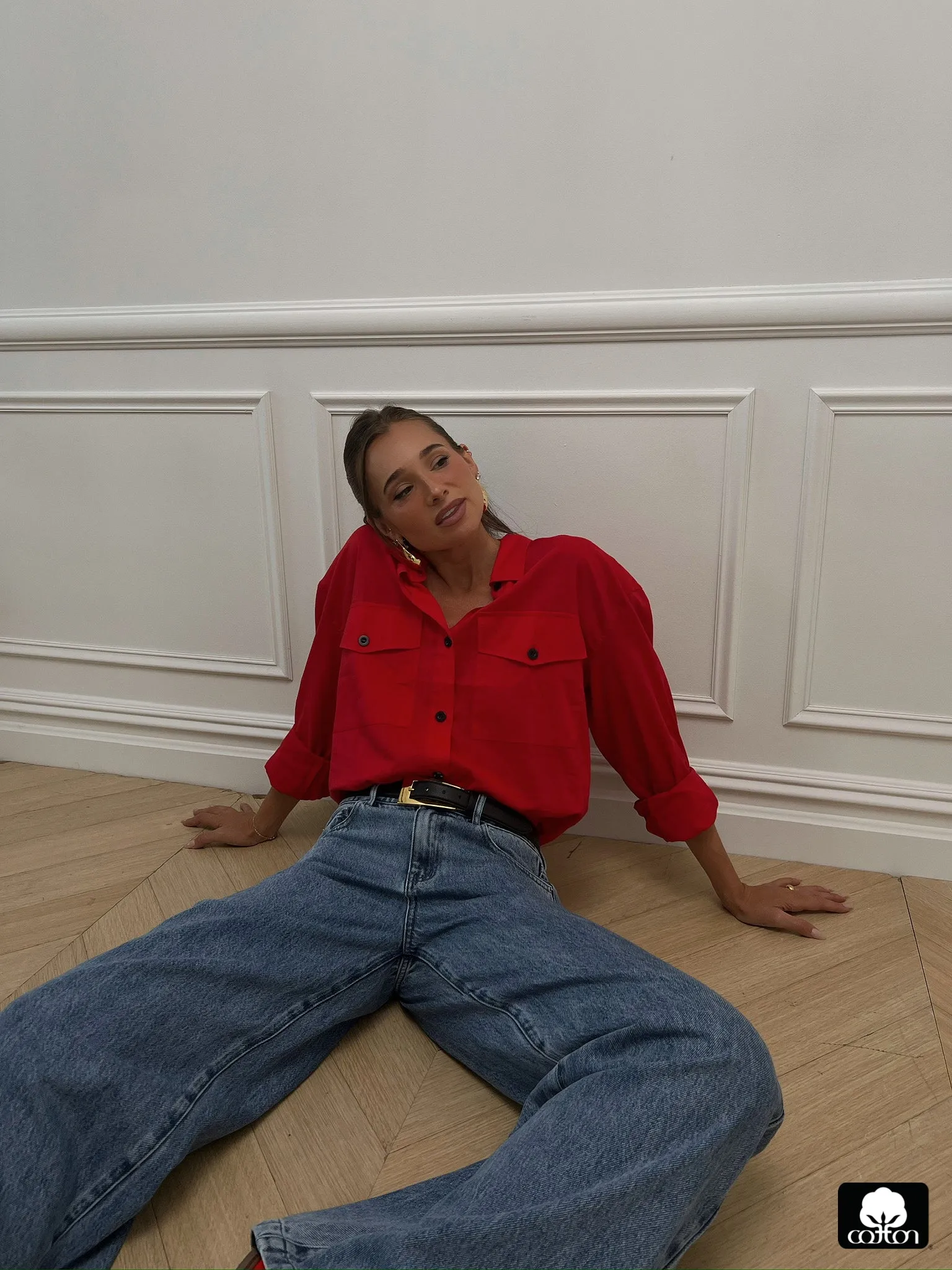 Boxy Button Down Shirt sold by WeWoreWhat product image thumbnail 3