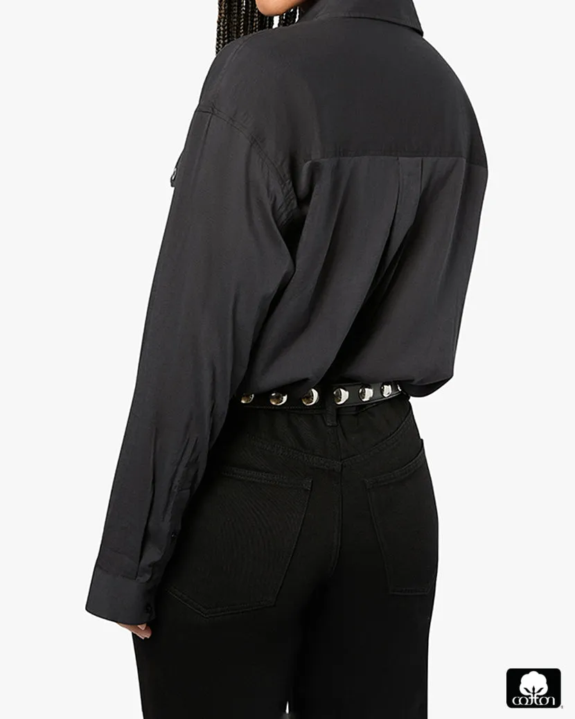 Boxy Button Down Shirt sold by WeWoreWhat product image thumbnail 5