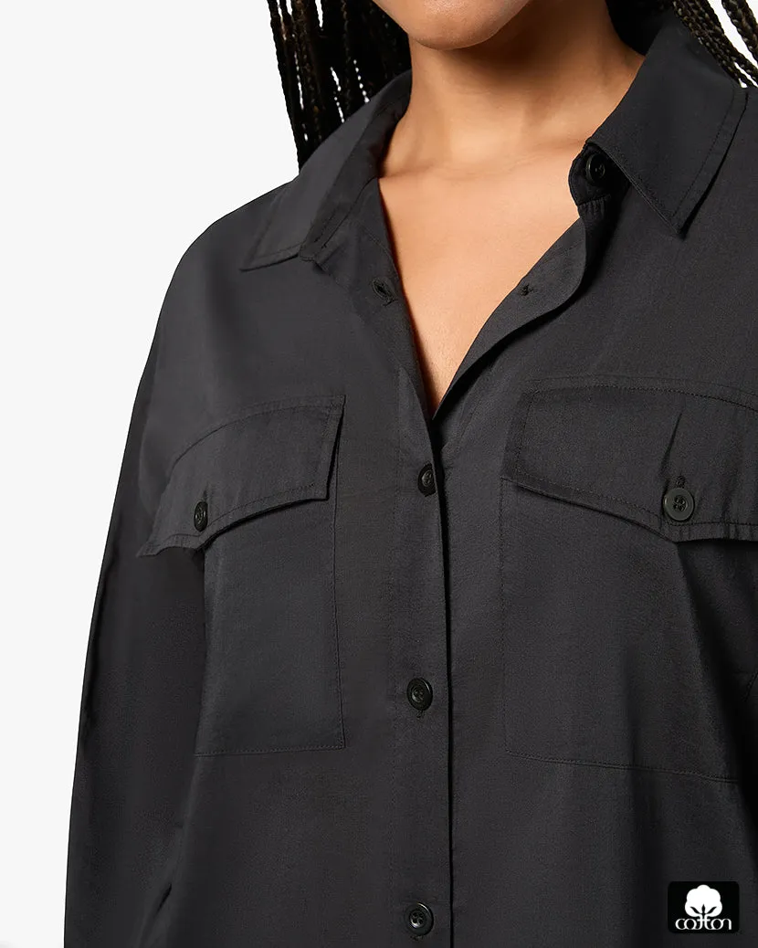 Boxy Button Down Shirt sold by WeWoreWhat product image thumbnail 4
