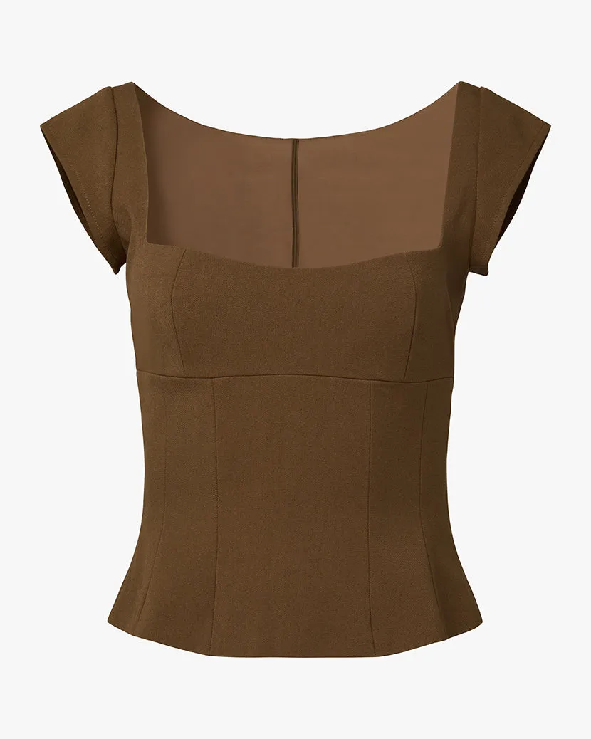 Cap Sleeve Corset Top sold by WeWoreWhat product image thumbnail 2