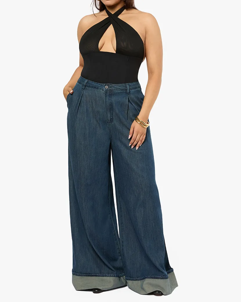 Cross Halter Corset Top sold by WeWoreWhat product image thumbnail 4