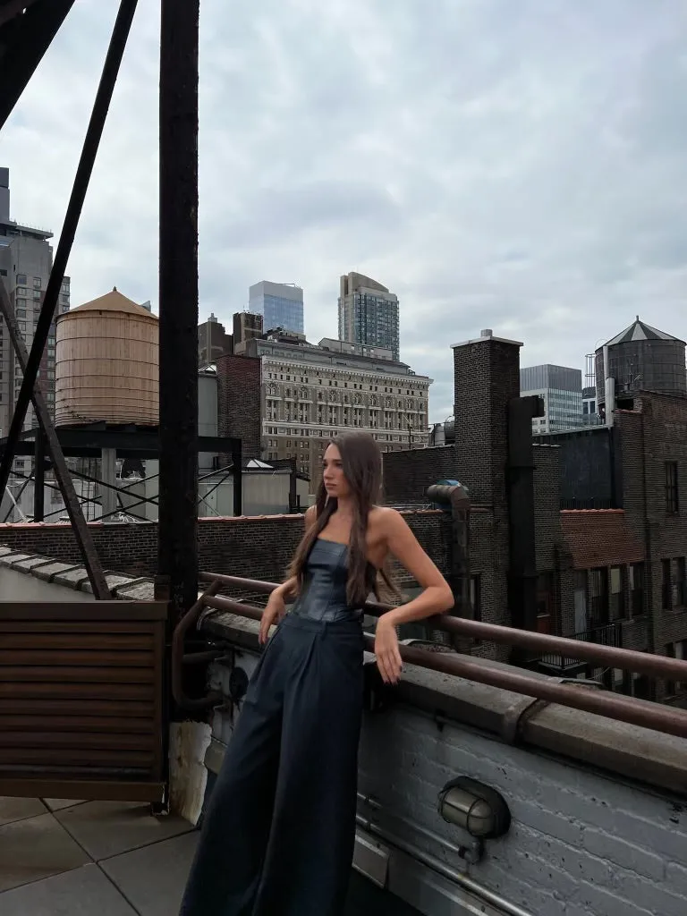 Corset Wide Leg Jumpsuit sold by WeWoreWhat product image thumbnail 3