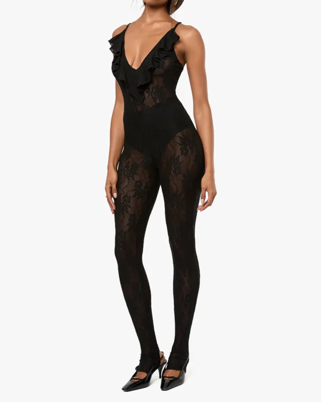 Lace Jumpsuit sold by WeWoreWhat
