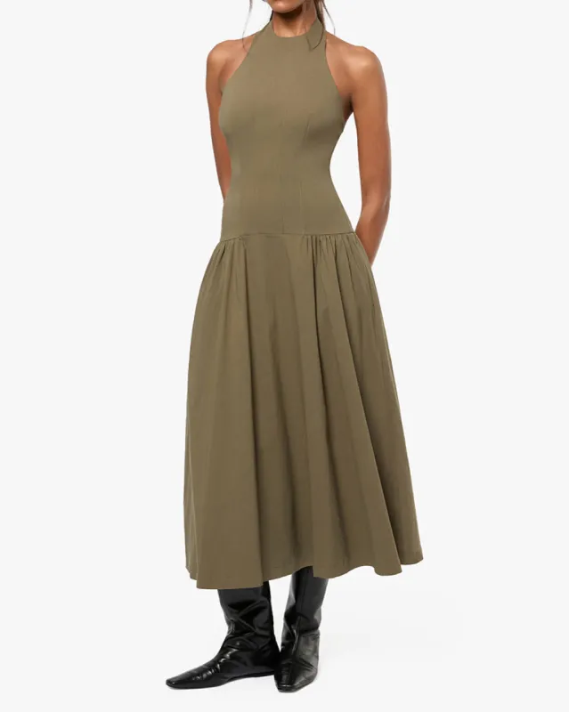 Halter Corset Midi Dress sold by WeWoreWhat