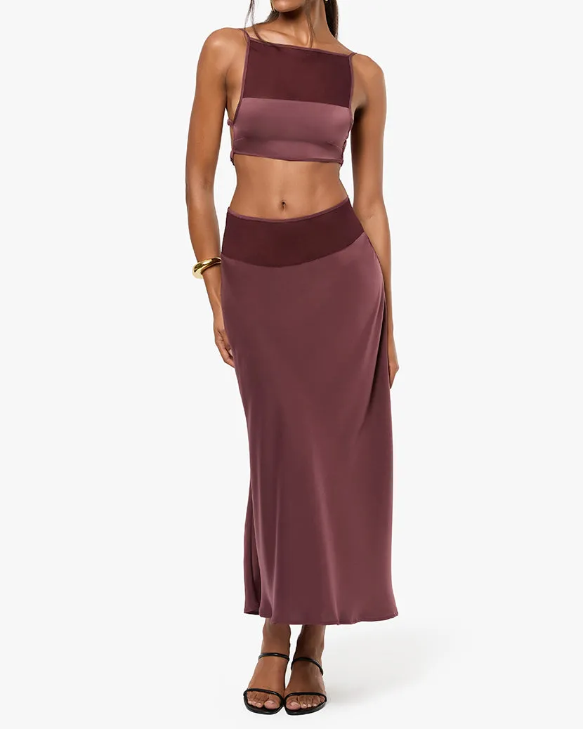 Midi Chiffon Cutout Skirt sold by WeWoreWhat product image thumbnail 4