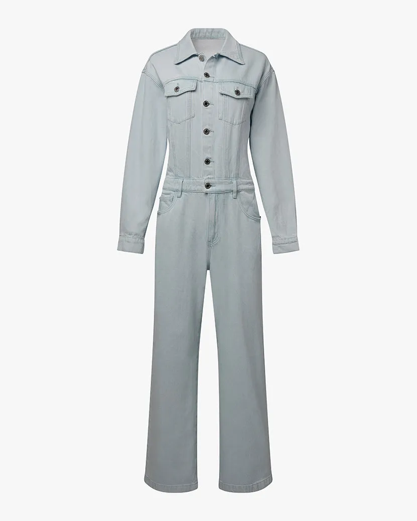 Relaxed Denim Jumpsuit sold by WeWoreWhat product image thumbnail 2