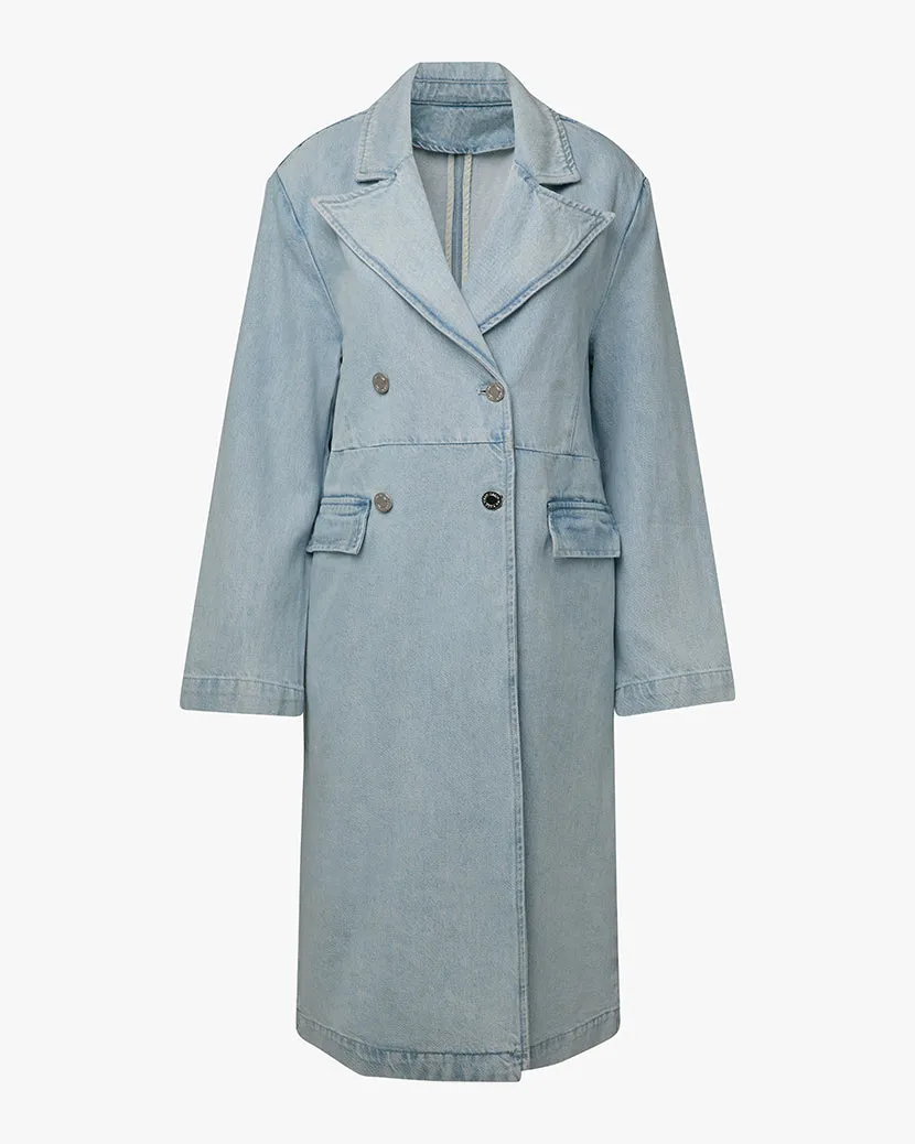 Denim Blazer Jacket sold by WeWoreWhat product image thumbnail 2