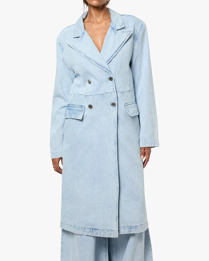 Denim Blazer Jacket sold by WeWoreWhat