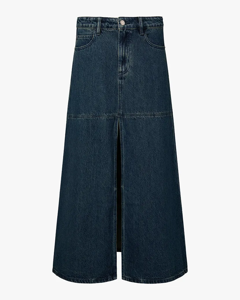 Denim Maxi Skirt sold by WeWoreWhat product image thumbnail 2